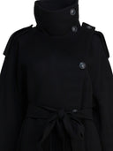 Max Mara Sportmax lange jas van scheerwol