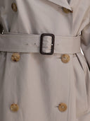 Max Mara The Cube Double Breasted Cotton Twill Trench Coat