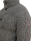 Moncler Grenoble Wool Tweed "Ellesmere" Down Jacket