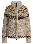 Moncler Grenoble "Girose" donsjack van scheerwol