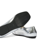 Pinko Leather Ballet Flats With Square Toe