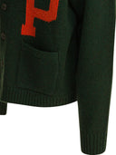 Polo Ralph Lauren V Neck Cardigan With Logo