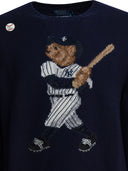 Pull à col rond Polo Ralph Lauren « Yankees Bear »