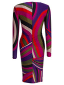 Vestido midi con estampado Iride de Pucci