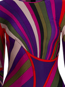 Vestido midi con estampado Iride de Pucci