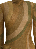 Camiseta con cuello simulado y estampado Iride de Pucci