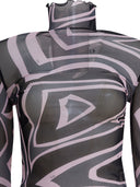 Pucci Labirinto Print Tulle T Shirt