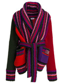 Pucci Wollen vest met orchideeprint