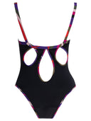 Pucci - Maillot de bain une pièce avec bords imprimés
