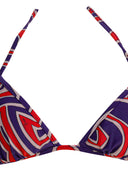 Pucci Labirinto Print Triangle Bikini Top