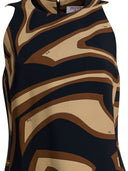 Robe trapèze imprimée Pucci Labirinto