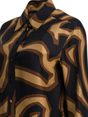 Pucci Silk Shirt With Labirinto Print