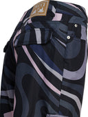 Cargobroek met Pucci Marmo-print