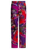 Pucci cargobroek met orchideeprint