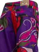 Pucci cargobroek met orchideeprint