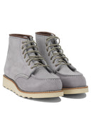 Red Wing Shoes "6'' Moc Toe 3300 Dusty Lavender Abilene" Lace Up Ankle Boots