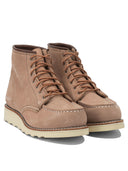 Red Wing Shoes "6'' Moc Toe 3319 Dusty Rose Abilene" Lace Up Ankle Boots
