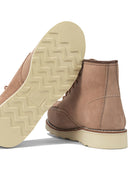 Red Wing Shoes "6'' Moc Toe 3319 Dusty Rose Abilene" Lace Up Ankle Boots