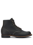 Red Wing Shoes "Blacksmith 3345 Black Prairie" Lace Up Ankle Boots