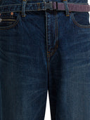 Jean coupe décontractée Sacai