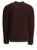 Cardigan en laine mélangée Sacai