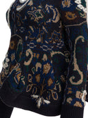 Sacai Floral Jacquard Knit Sweater