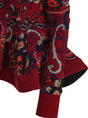 Sacai Floral Jacquard Knit Sweater
