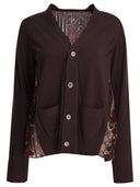 Sacai Cardigan With Floral Print