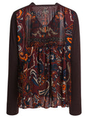 Sacai Cardigan With Floral Print