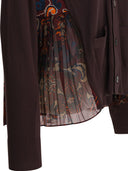 Sacai Cardigan With Floral Print
