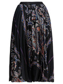 Sacai geplooide rok met paisleyprint