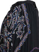 Sacai geplooide rok met paisleyprint