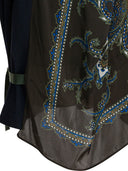 Sacai Cotton T Shirt With Paisley Print