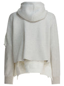Sacai katoenen sweatshirt met ritssluiting