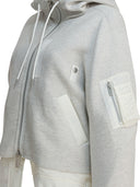 Sacai katoenen sweatshirt met ritssluiting