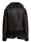 Chaqueta de cuero convertible Sacai