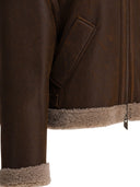 Salvatore Santoro Suede Leather Shearling Jacket