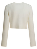 Self Portrait Wool Cropped Cardigan