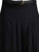 Self Portrait Long Pleated Skirt