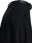 Self Portrait Long Pleated Skirt