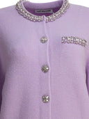 Self Portrait Cardigan With Crystal Trim