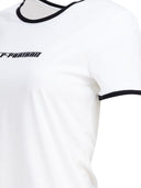 Self Portrait - T-shirt ras du cou avec logo brodé