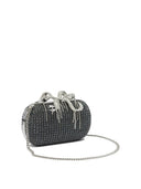Self Portrait Minaudiere Clutch With Crystals