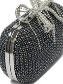 Self Portrait Minaudiere Clutch With Crystals