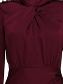 Self Portrait Satin Midi Dress