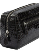 Tom Ford lederen beautycase met krokodillenprint