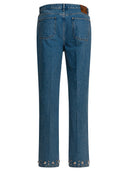 Valentino jeans med cabochons