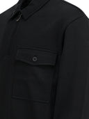 Vince Cotton Blend poloskjorte med glidelås