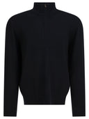 Vince Cashmere Sweater With Half Zipper