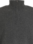 Vince Cashmere Sweater With Half Zipper